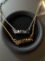 Κολιέ Μαμά heart silver - Image 2