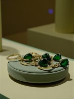 Σκουλαρίκι little crystal green - Image 2