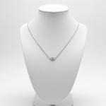 Κολιέ eye silver