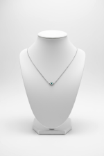 Κολιέ eye silver