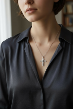 Κολιέ Maria silver - Image 2